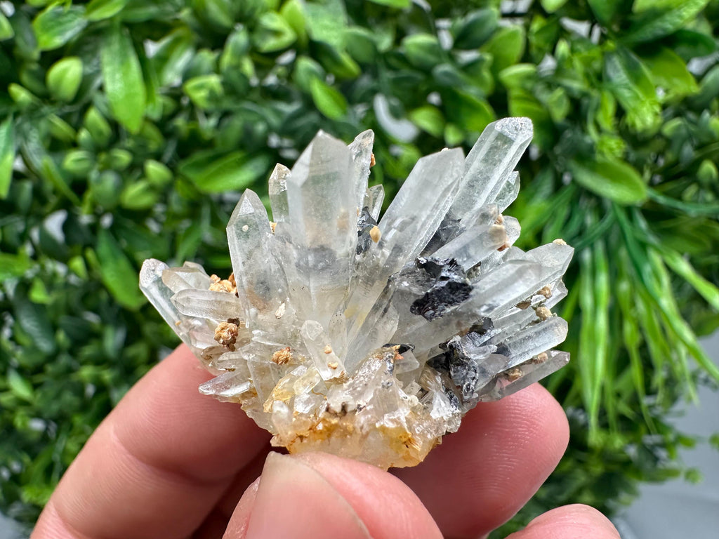 Stunning Quartz whit Siderite,Sphalerite,Hematite from 9th September mine,natural,collectible mineral specimen,home decor stone,gift,crystal