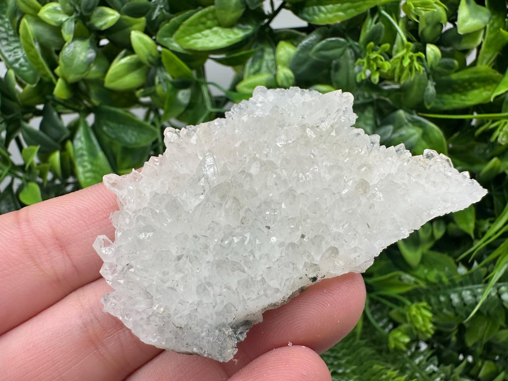 Transparent Quartz on Chlorite Matrix, Borieva Mine Mineral Specimen