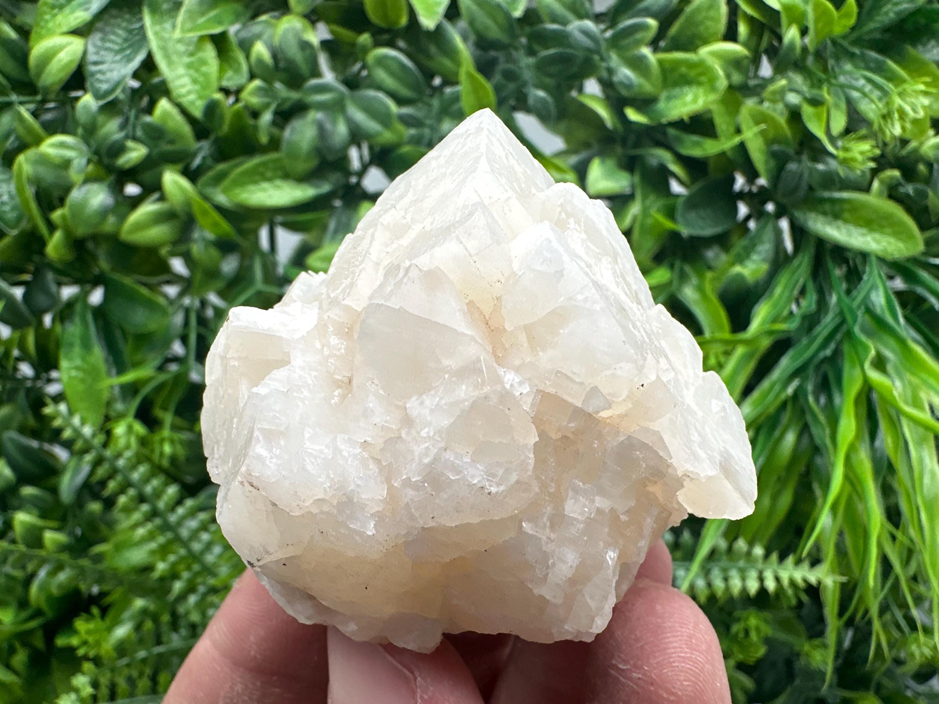 Apophyllite on Chalcedony Specimen, India Minerals