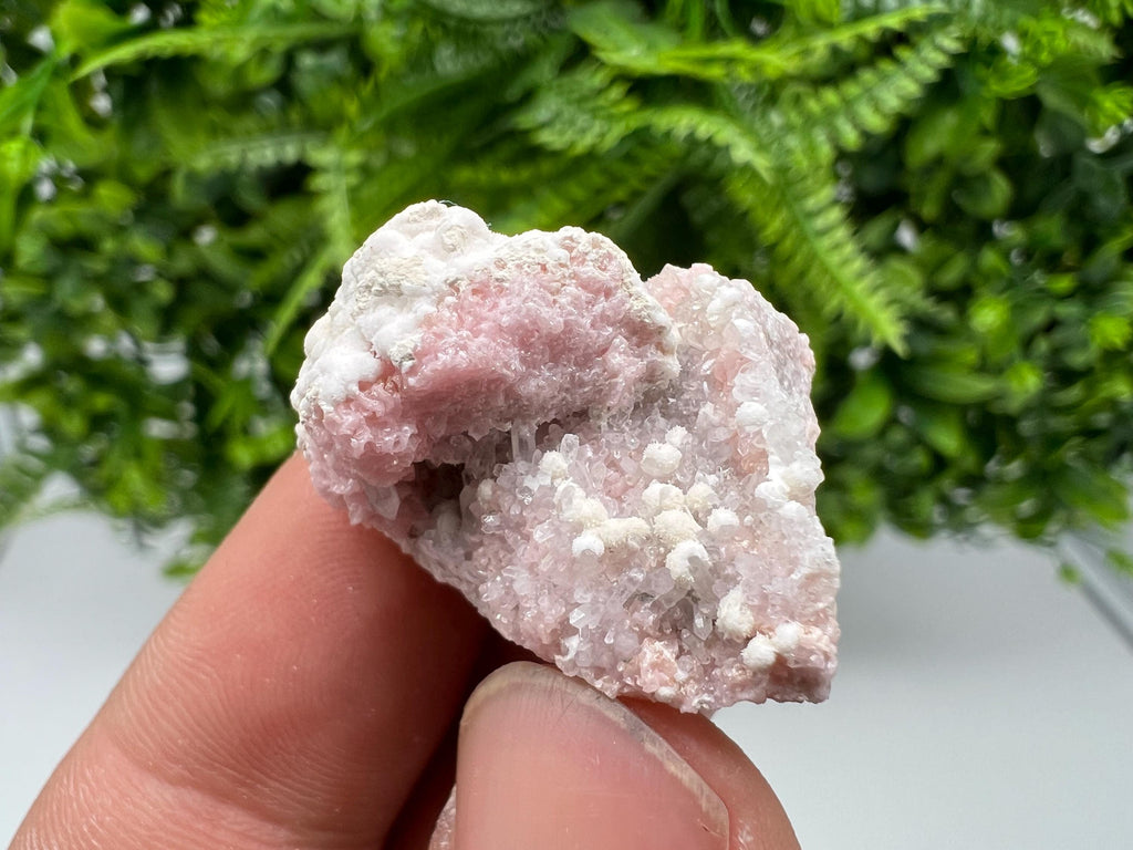RARE Rhodochrosite whit white Calcite,pink mineral,Starnica Mine,Davidcovo,Bulgaria natural mineral,souvenir crystal,home decor,collectible