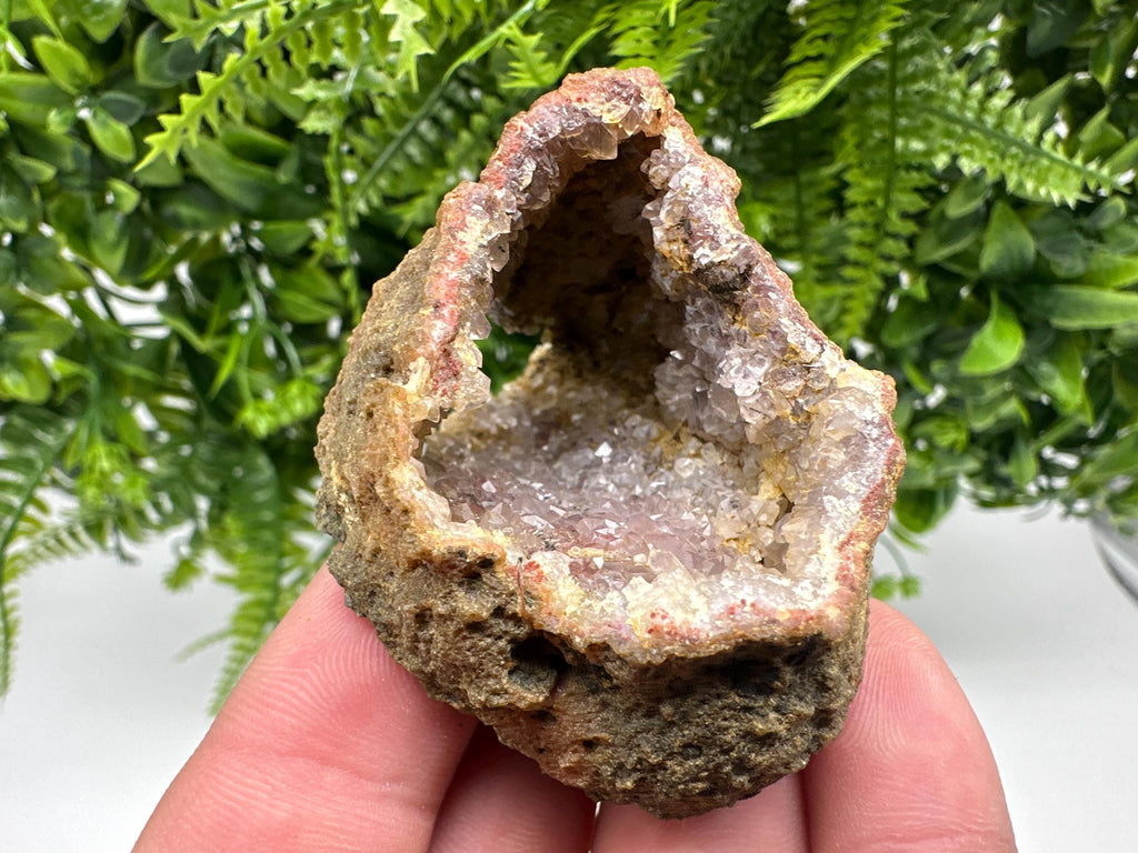 Moroccan Red Chalcedony Crystal Specimen: Rare Mineral Gift