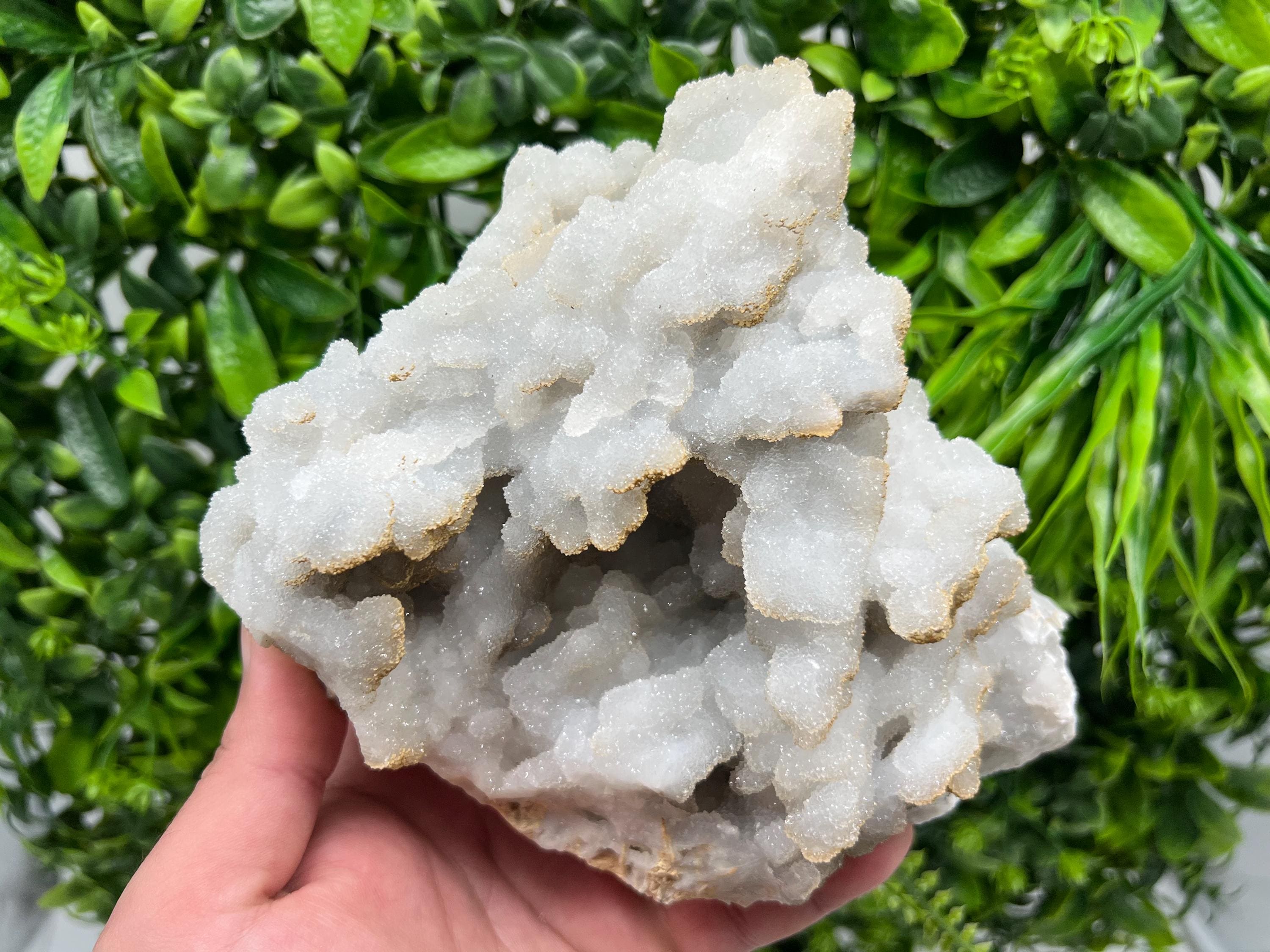 Quartz Chalcedony with Chlorite Inclusions: Deep Blue Mineral Decor