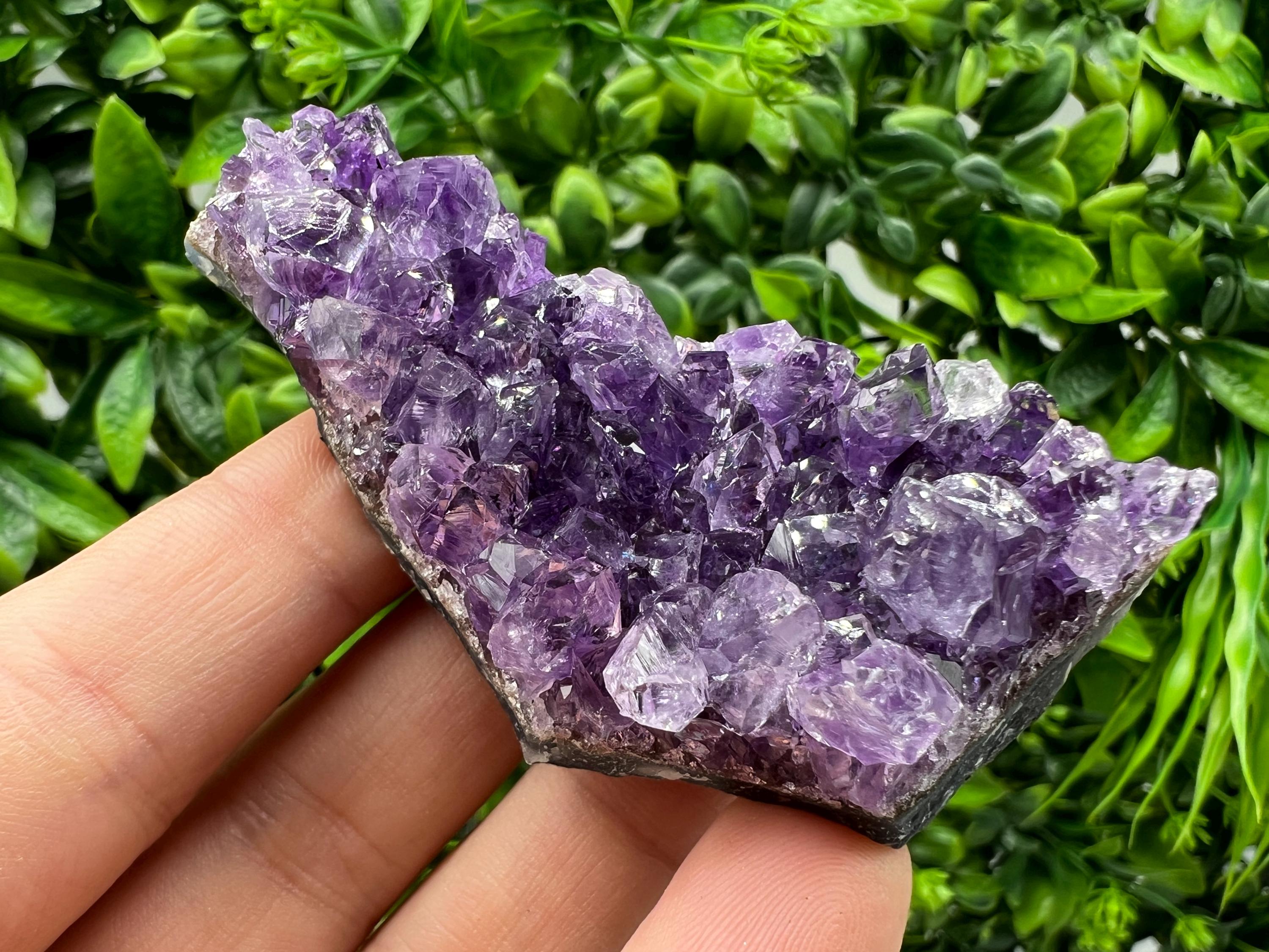Uruguay Amethyst Cluster, Purple Crystal Home Decor, 55 grams