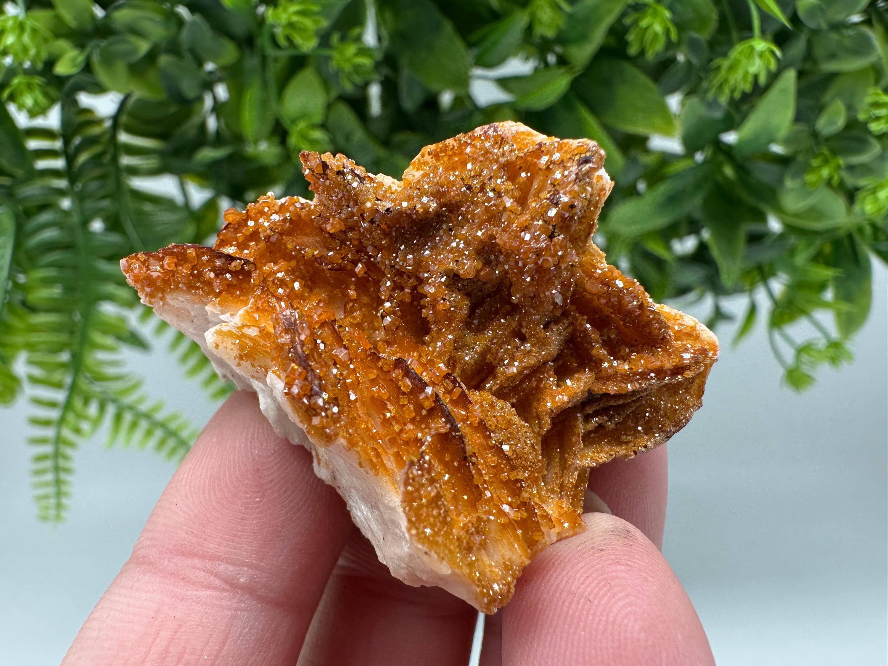 Red Vanadinite on Barite from Marocco,crystal minerals Speciment cluster Vanadinite crystal Vanadinite Geology Vanadinite cluster minerals