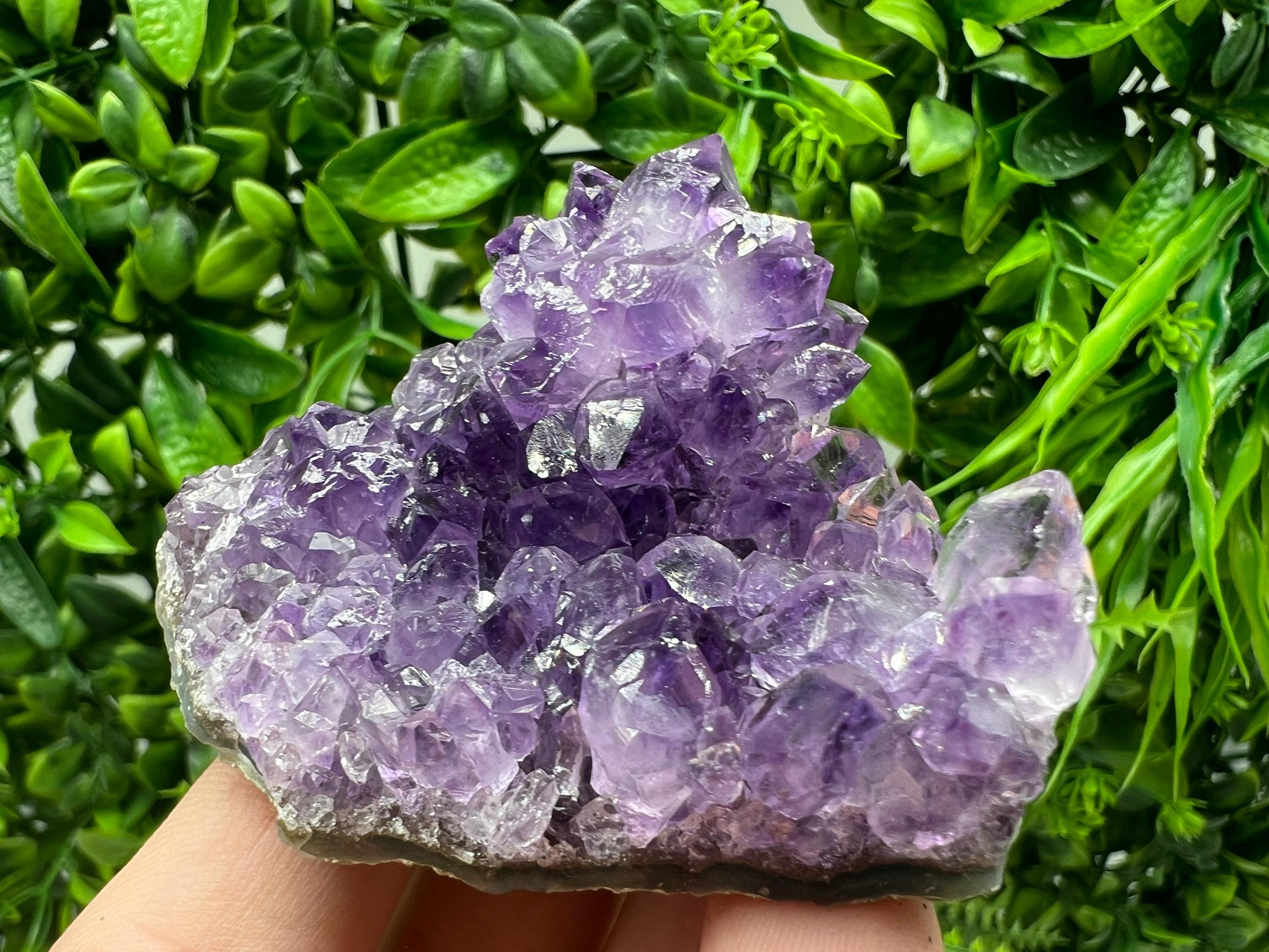 Uruguay Amethyst Crystal: Purple Quartz Home Decor - 80 Grams