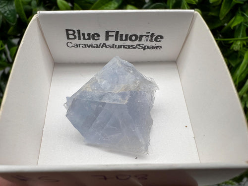 Blue Fluorite Mineral Specimen: Spain Collection (2.5/2.5 cm)