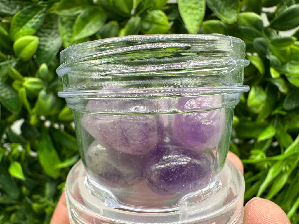 Amethyst Tumbled Stones: Healing Crystals, Zodiac Gems