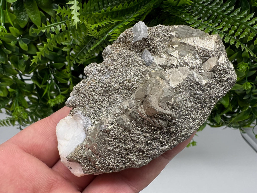Barite Marcasite Cluster on Chalcedony - Androvo Mine Bulgaria