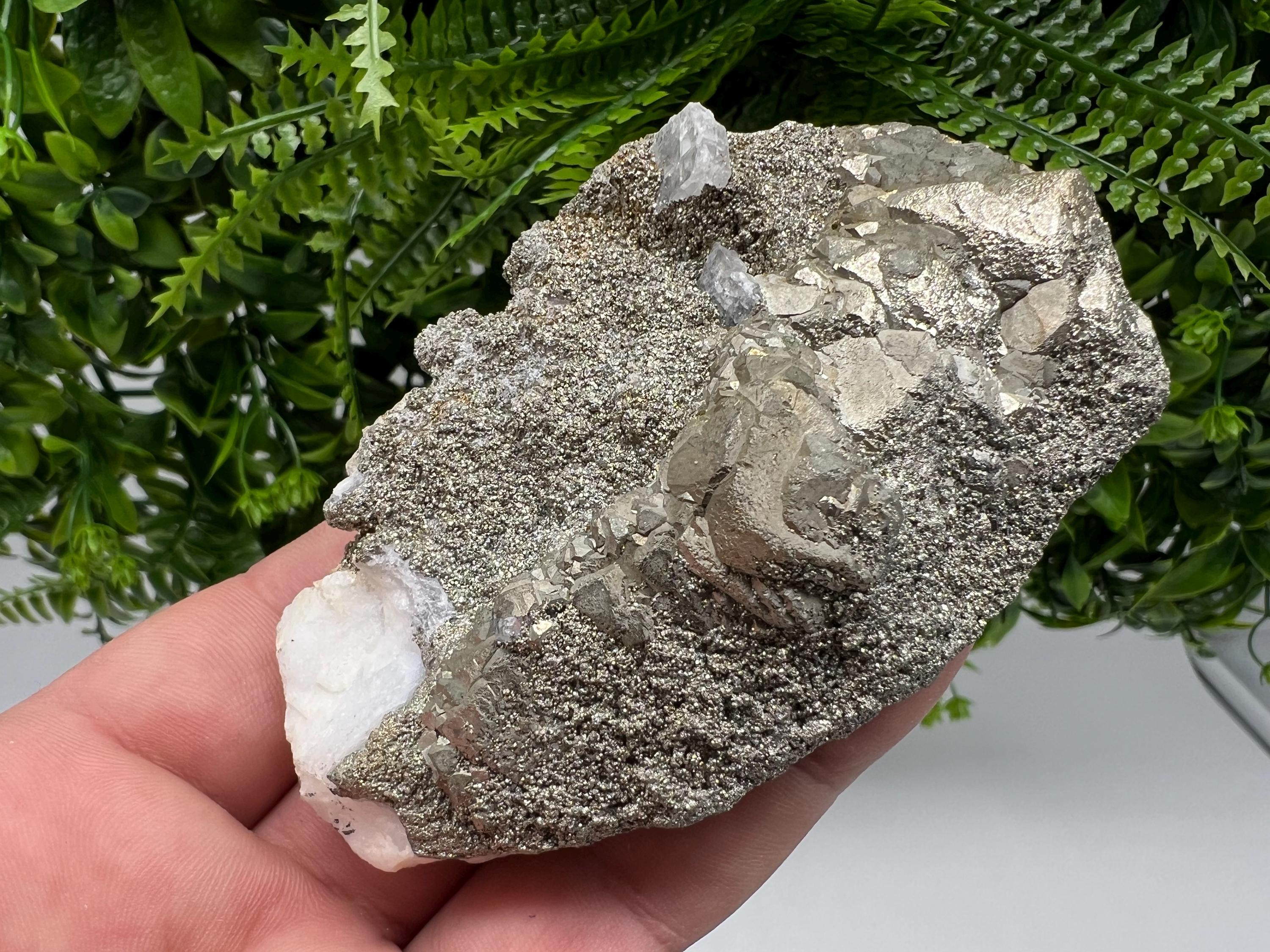 Barite Marcasite Cluster on Chalcedony - Androvo Mine Bulgaria
