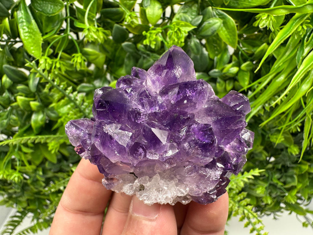 Uruguay Amethyst Cluster: Purple Quartz Crystal, Home Decor