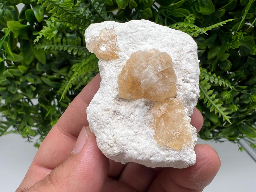 Rare Heulandite Apophyllite Cluster: Gold Minerals from Puna, India