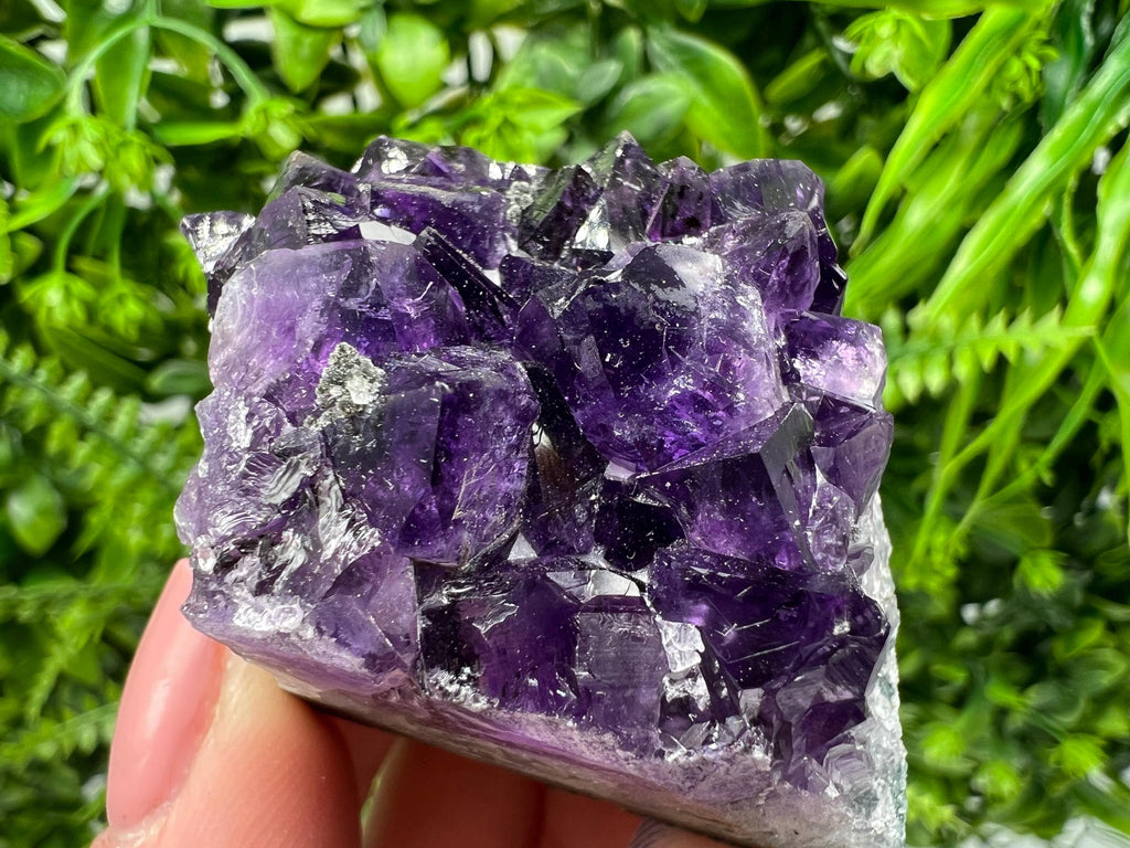 Uruguay Amethyst Crystal: Purple Quartz Home Decor, Energy Stone