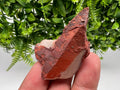 Red Hematite Quartz Specimen: Moroccan Phantom Crystal, Rare Mineral Collection