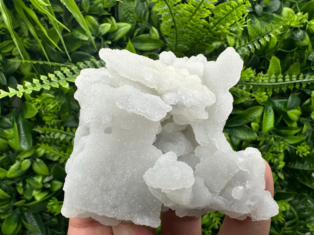 Chlorite Quartz Cluster, Chalcedony Mineral Specimen