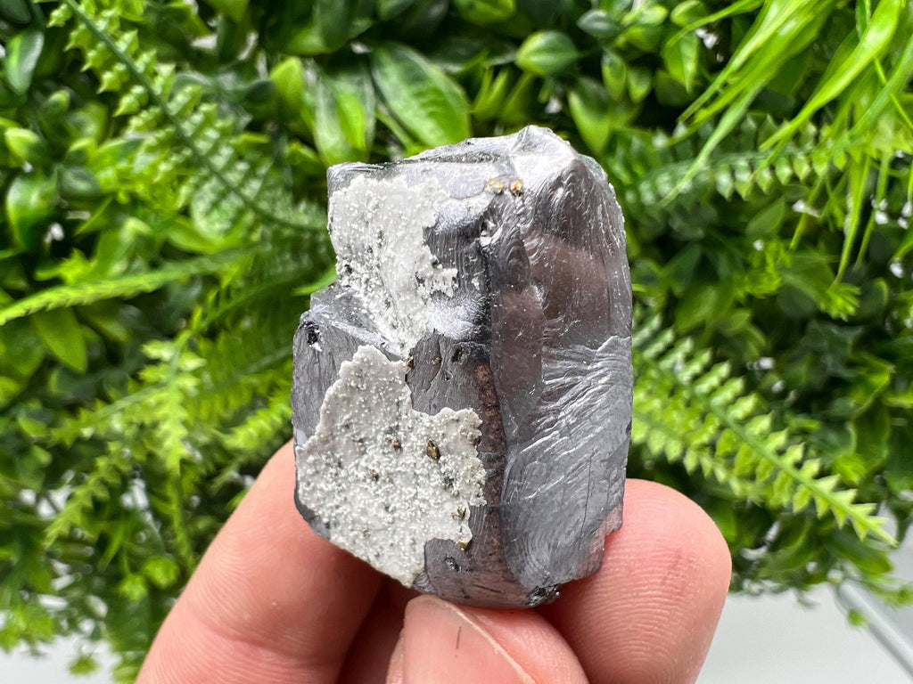 Skeletal Galena on Quartz, Borieva Mine Mineral Specimen