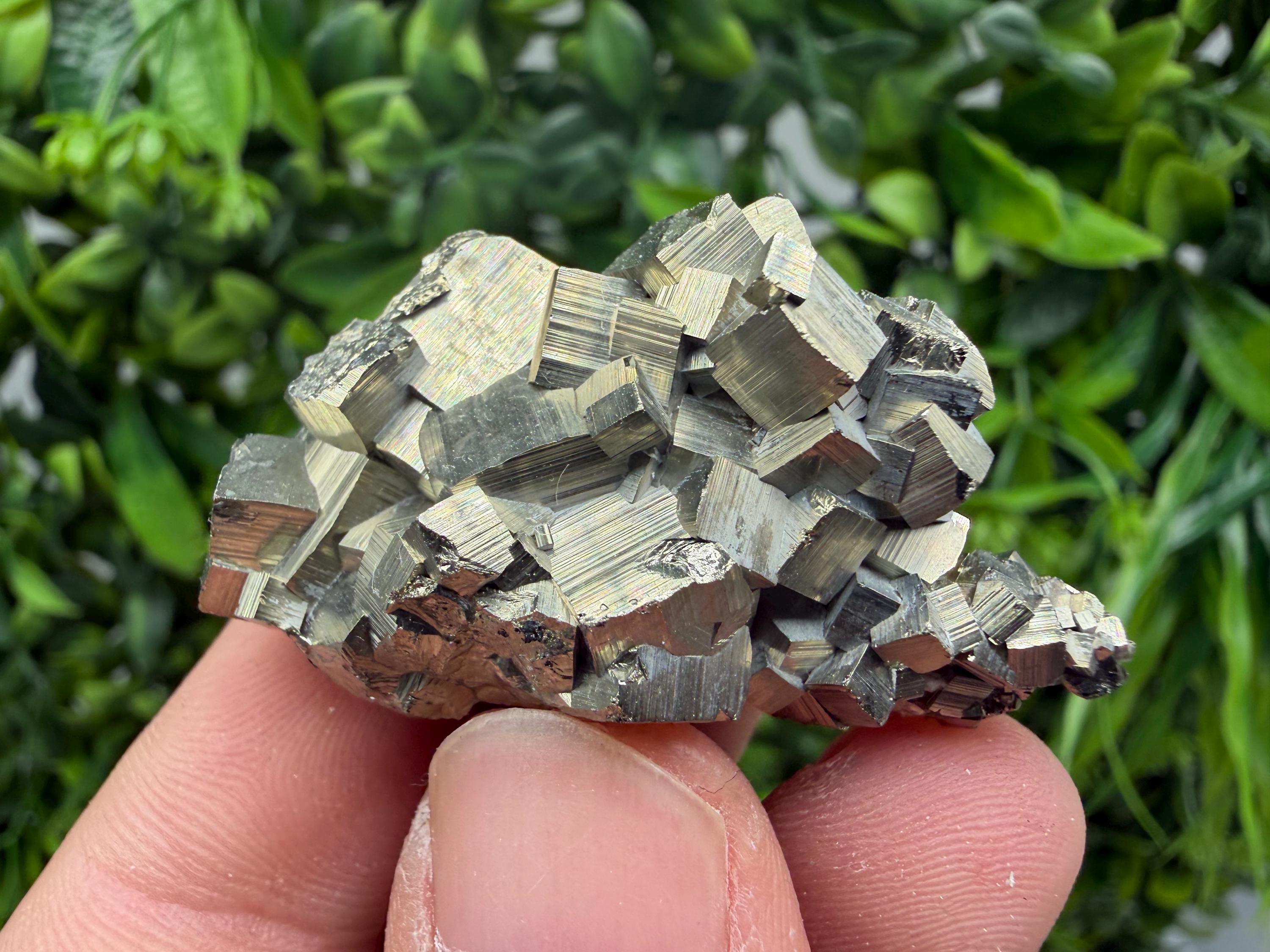 Rare Floating Pyrite Cluster, Fool’s Gold Crystal Decor
