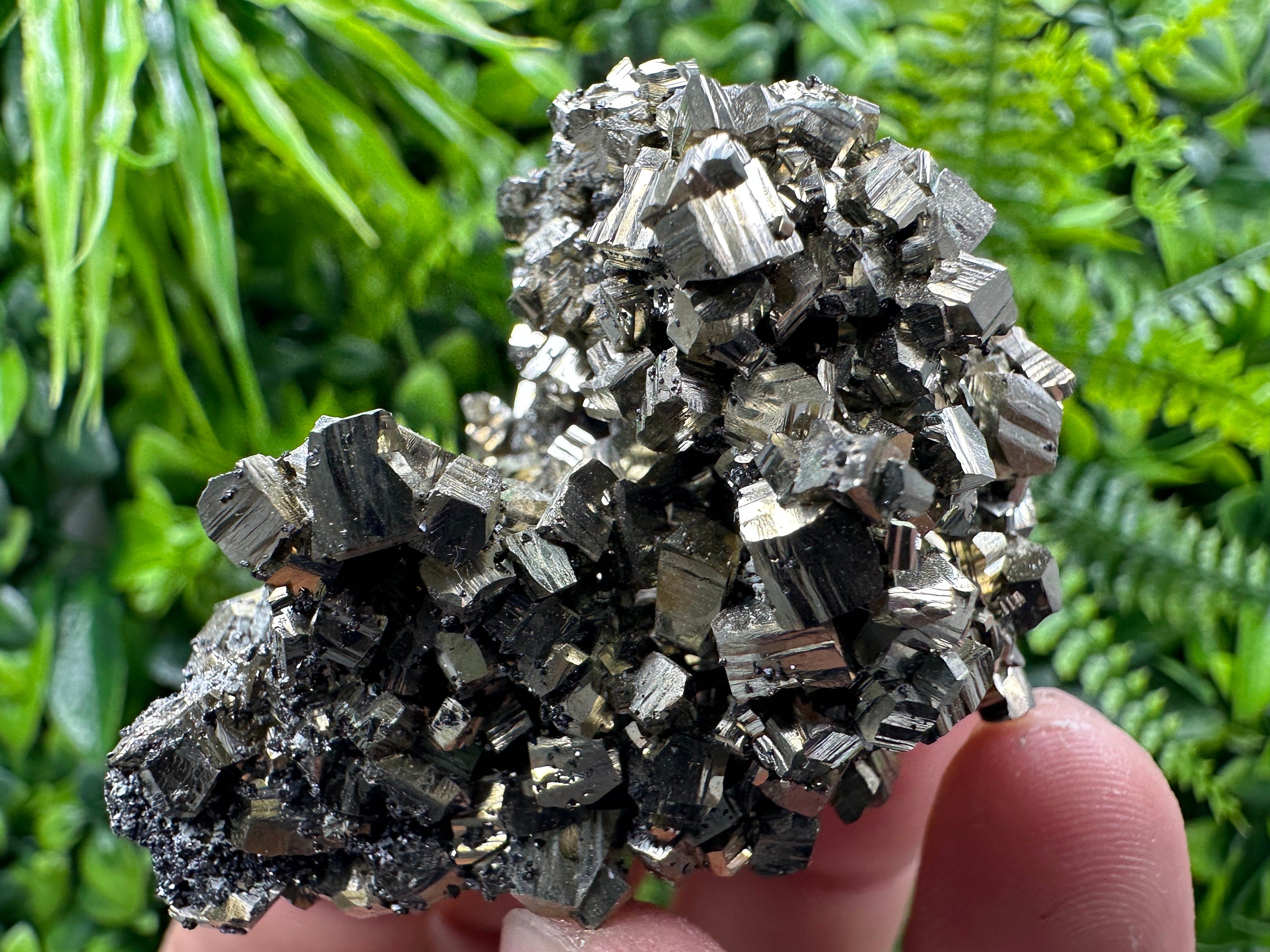 Natural Pyrite Crystal Cluster, September Mine Bulgaria