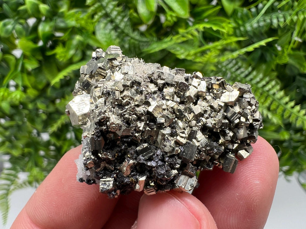 Golden Pyrite Sphalerite Mineral Specimen, Madan Bulgaria