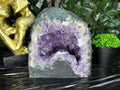 Large Amethyst Geode, Brazil Mineral Specimen, Purple Quartz