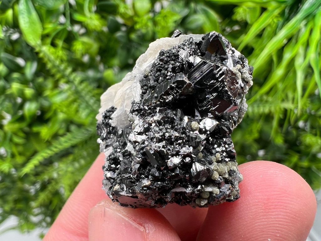 Aesthetic bigger Sphalerite whit Chlorite from Borieva mine Madan Bulgaria natural minerals souvenir crystal gift home decor stone rock