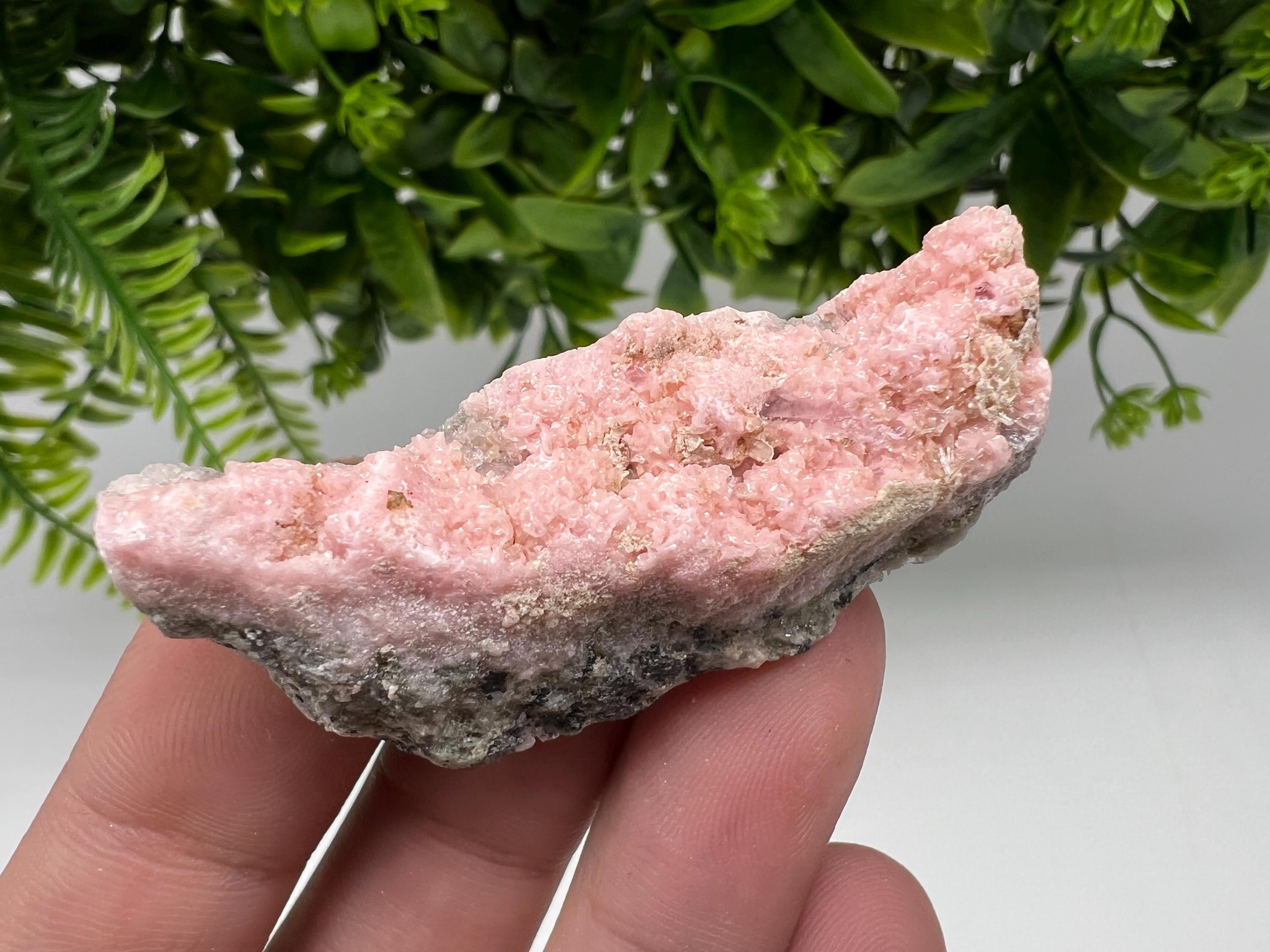 Pink Rhodochrosite Crystal: Starnica Mine, Bulgaria - Home Decor Stone