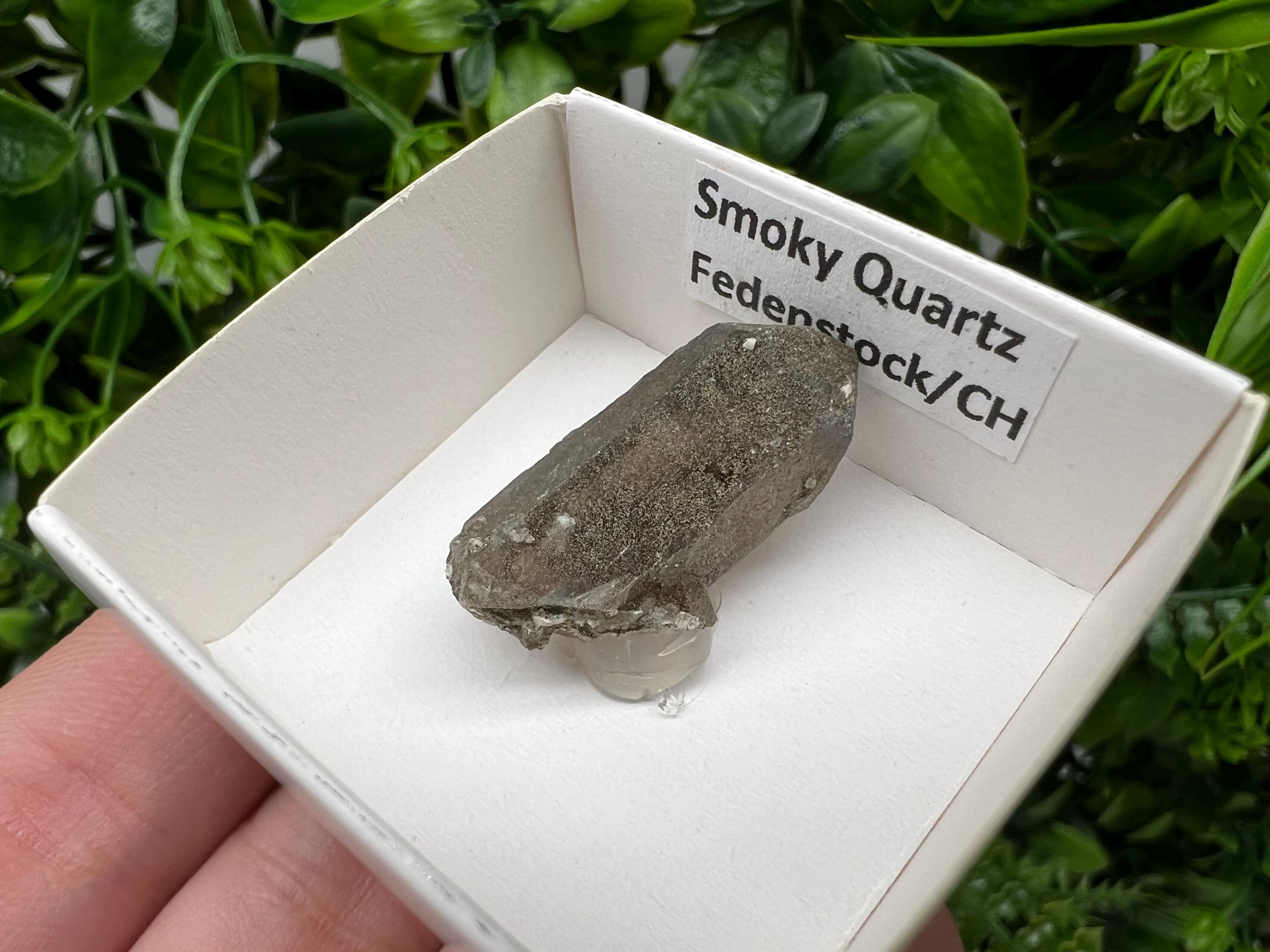 Rare Smoky Quartz Point from Fedenstock Switzerland (30 MM)