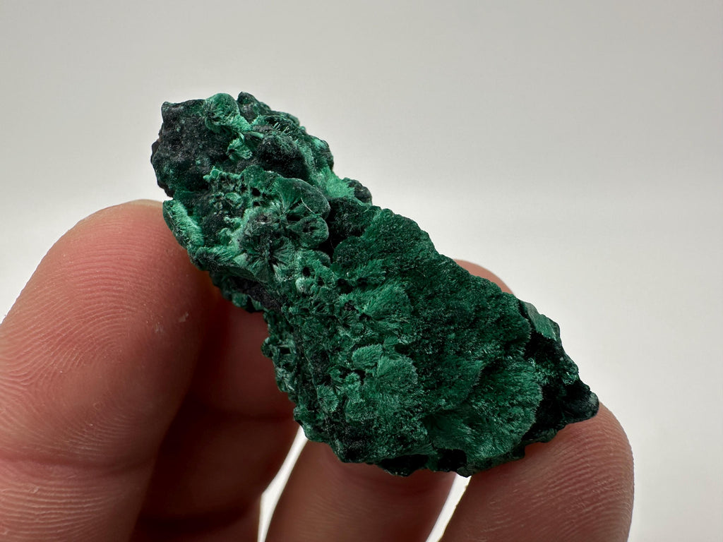 Green Polished Malachite Crystal from Congo (4.5/2.5cm)