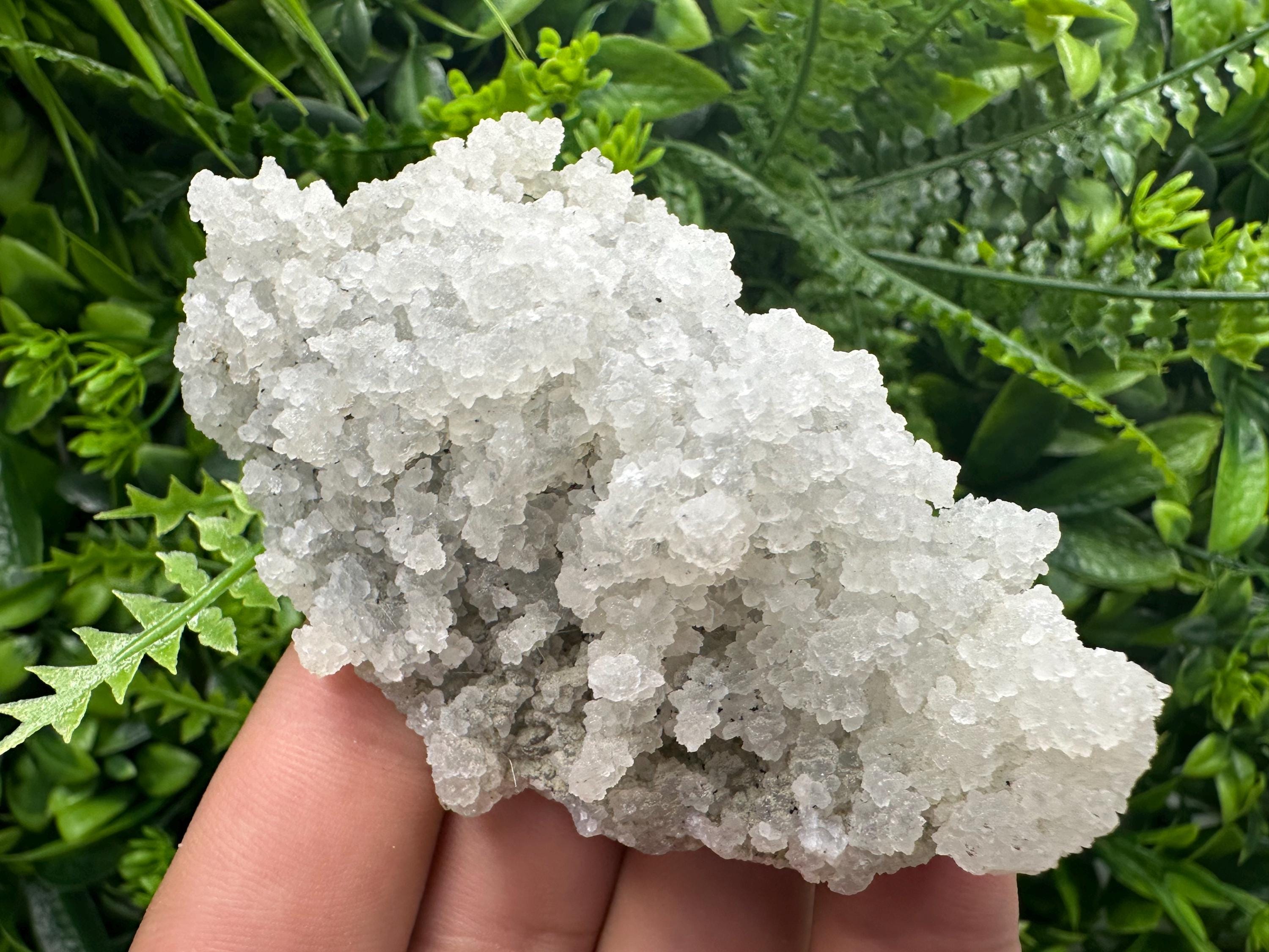 Natural Chalcedony Specimen: India Crystal Mineral, Home Decor