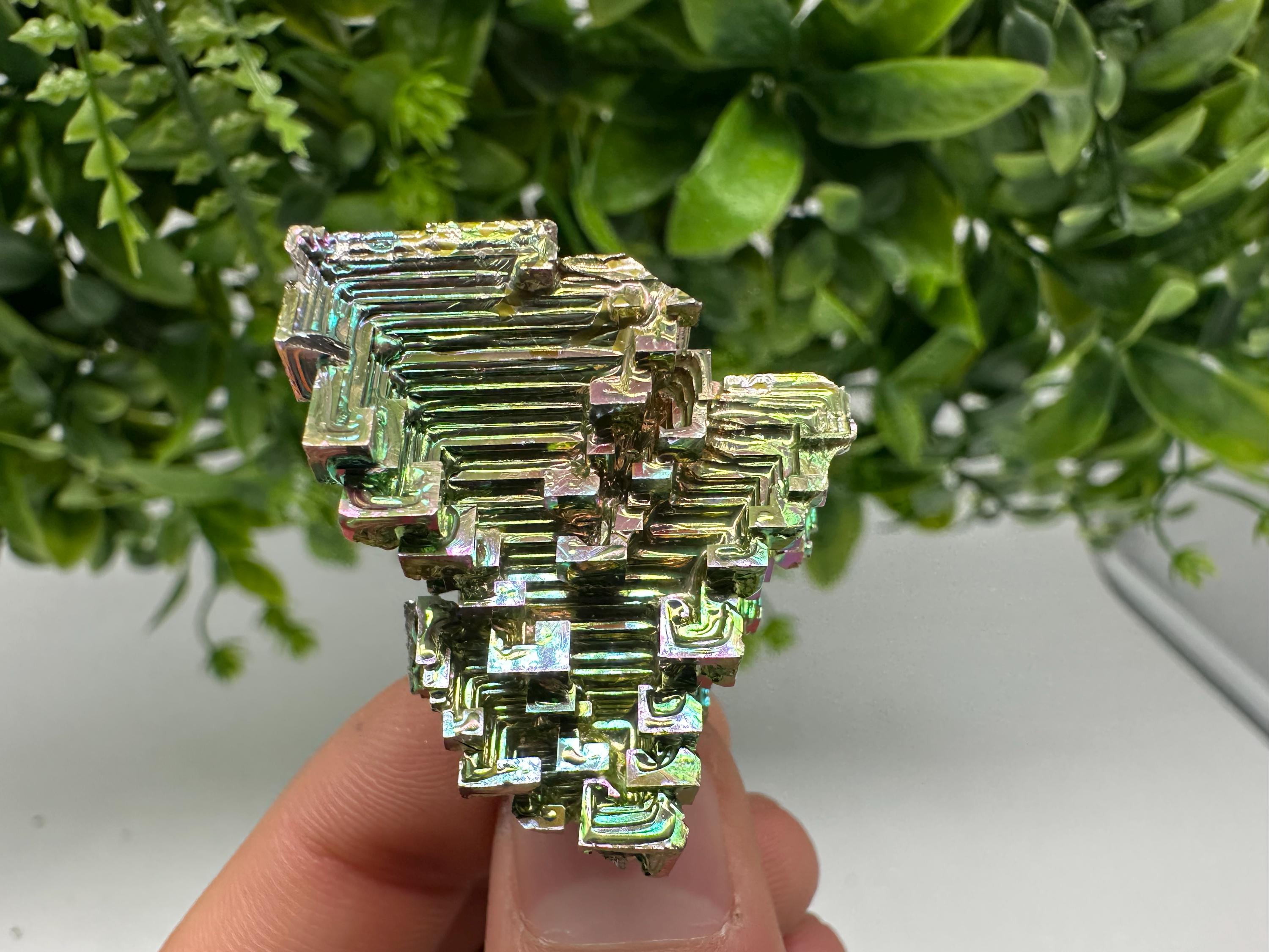 Rainbow Bismuth Crystal: Rare Gemstone Specimen,wholesale Bismuth