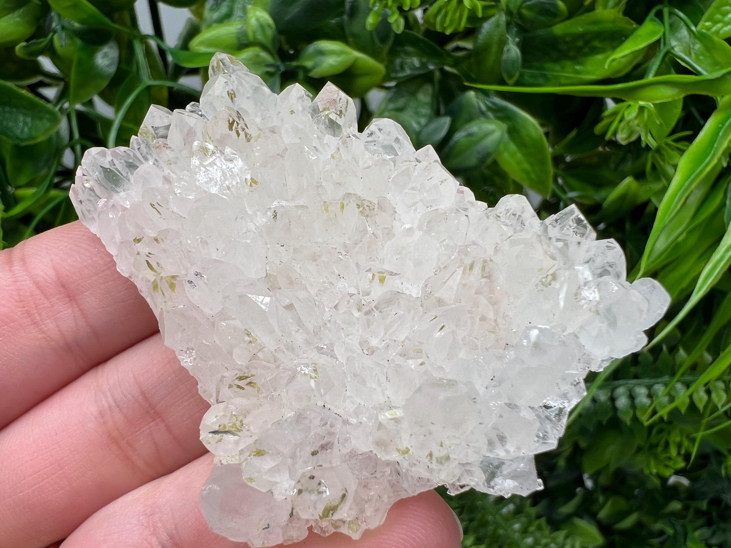 Transparent Quartz on Chlorite Matrix, Bulgaria Mineral Specimen