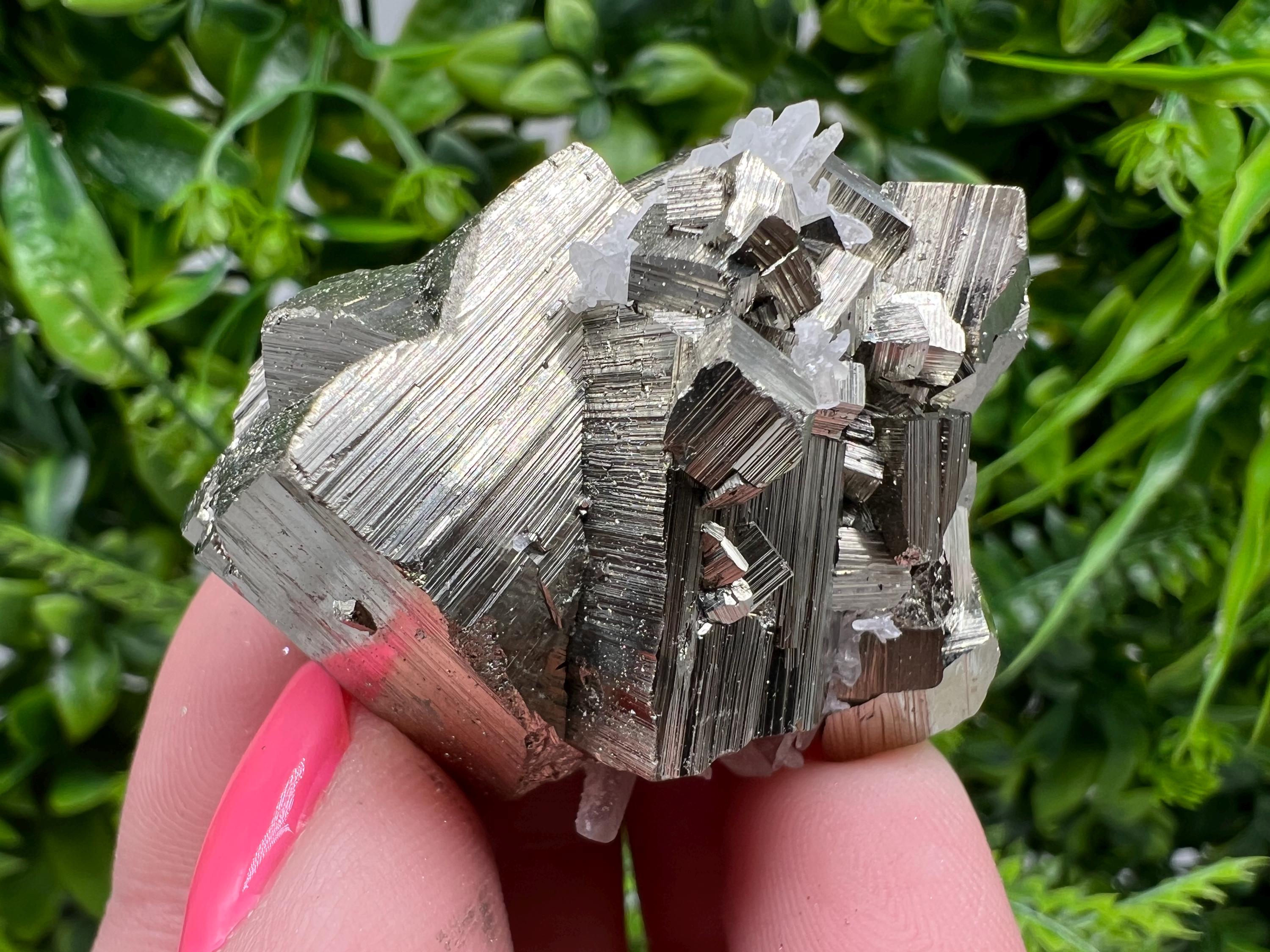 Rare Pyrite Crystal Cluster: Natural Mineral Specimen, Bulgaria
