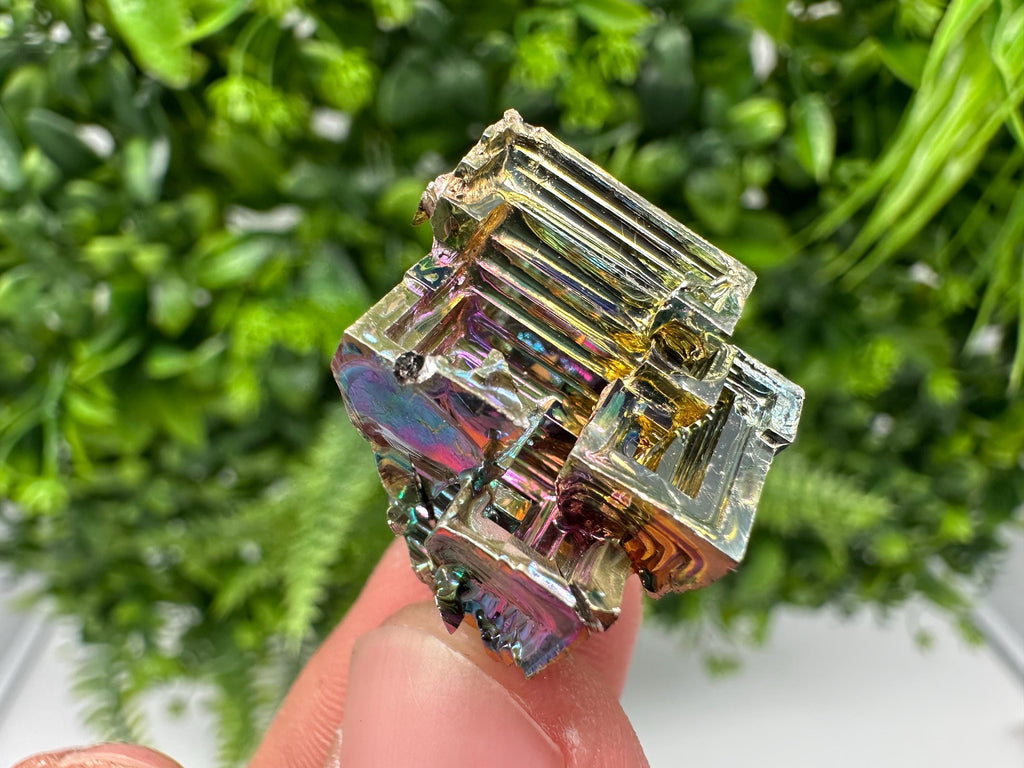 Rainbow Bismuth Crystal: Rare Gemstone Specimen,wholesale Bismuth
