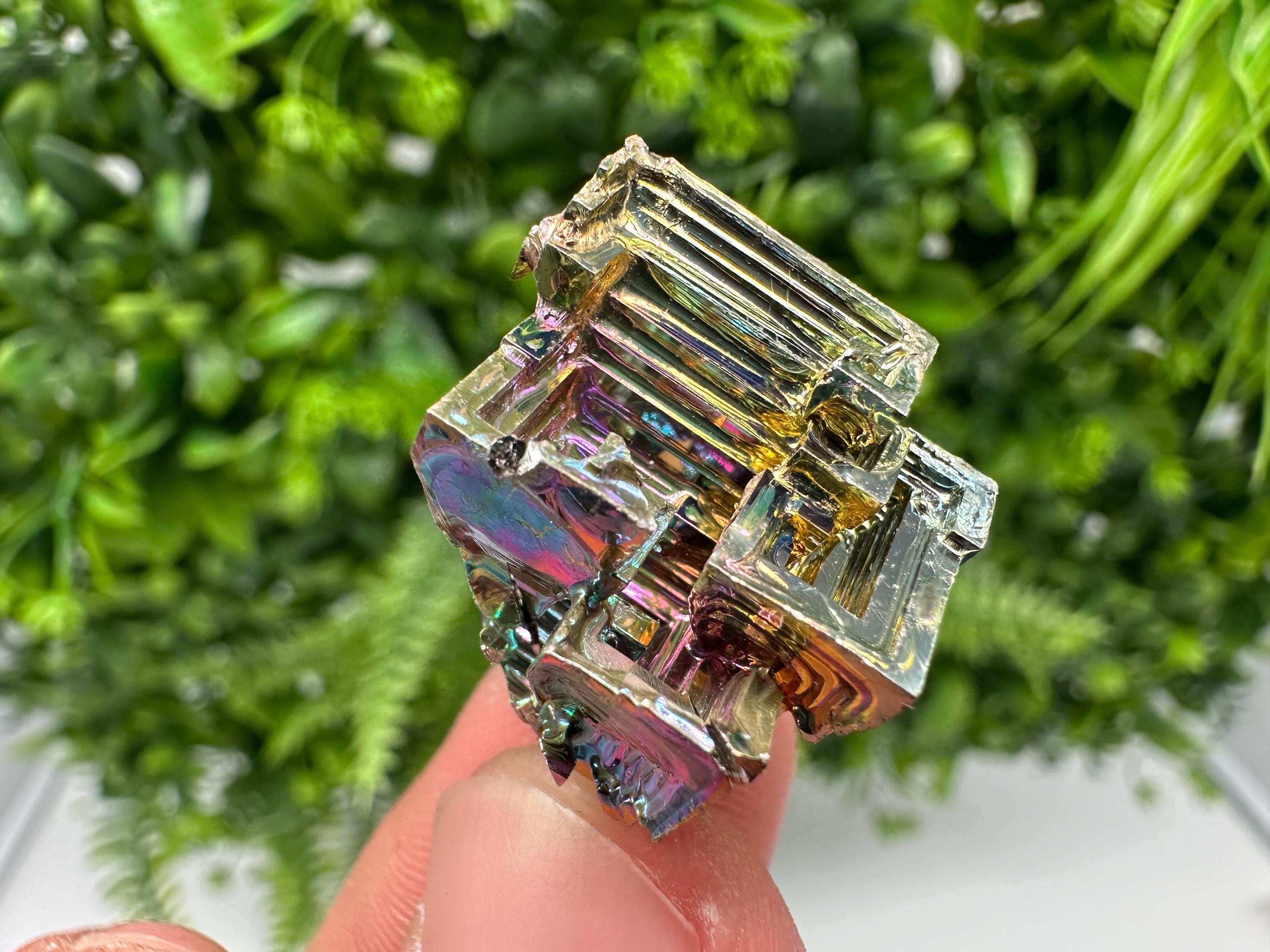 Rainbow Bismuth Crystal: Rare Gemstone Specimen,wholesale Bismuth