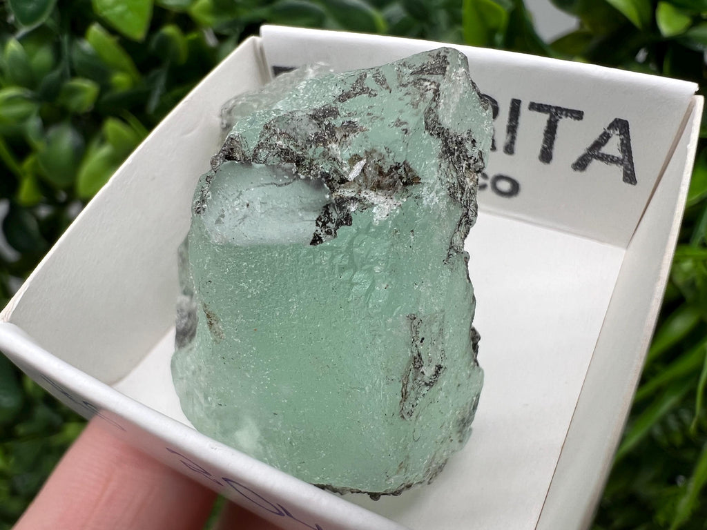 Rare Rainbow Fluorite from Mexico: Raw Crystal Cluster, Meditation Stone