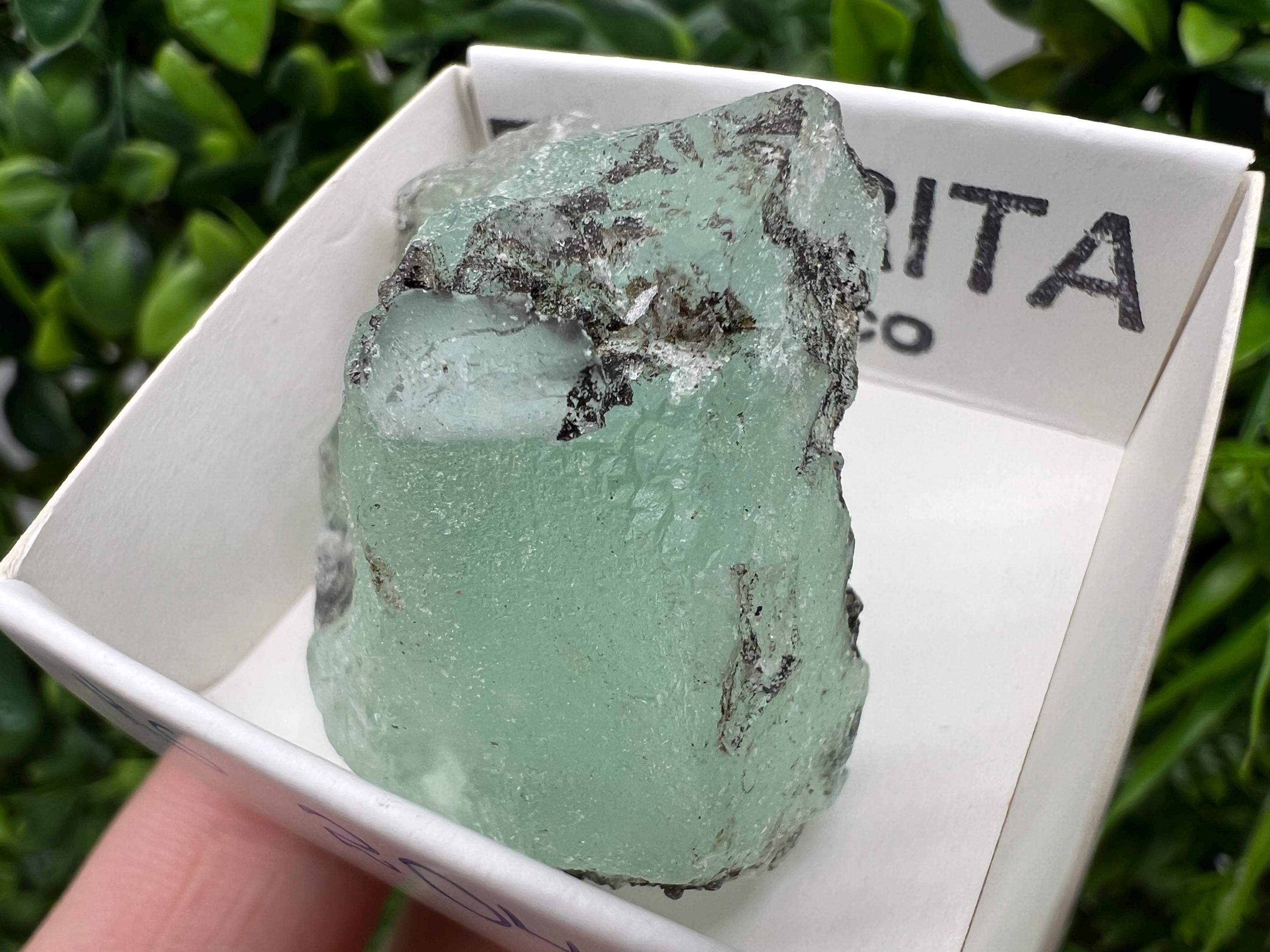 Rare Rainbow Fluorite from Mexico: Raw Crystal Cluster, Meditation Stone