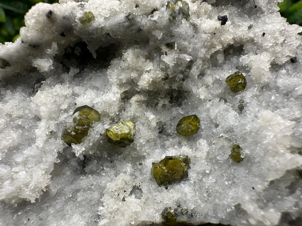 Green Cleiophane Sphalerite Gem on Quartz, Mineral Collection