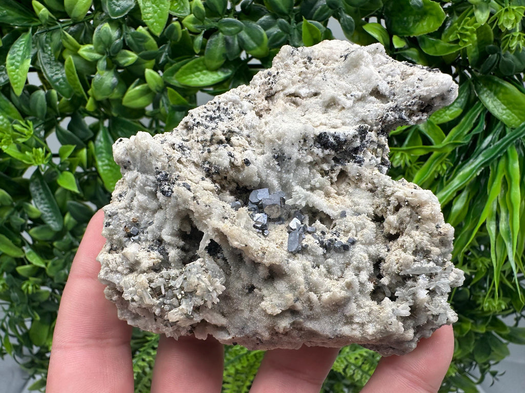 Galena Pyrite Chalcedony Quartz Mineral Specimen, Bulgaria