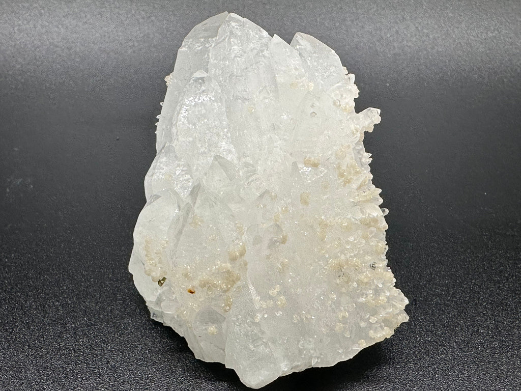 Milky Quartz with Calcite: Kryshev Dol Mine, Bulgaria