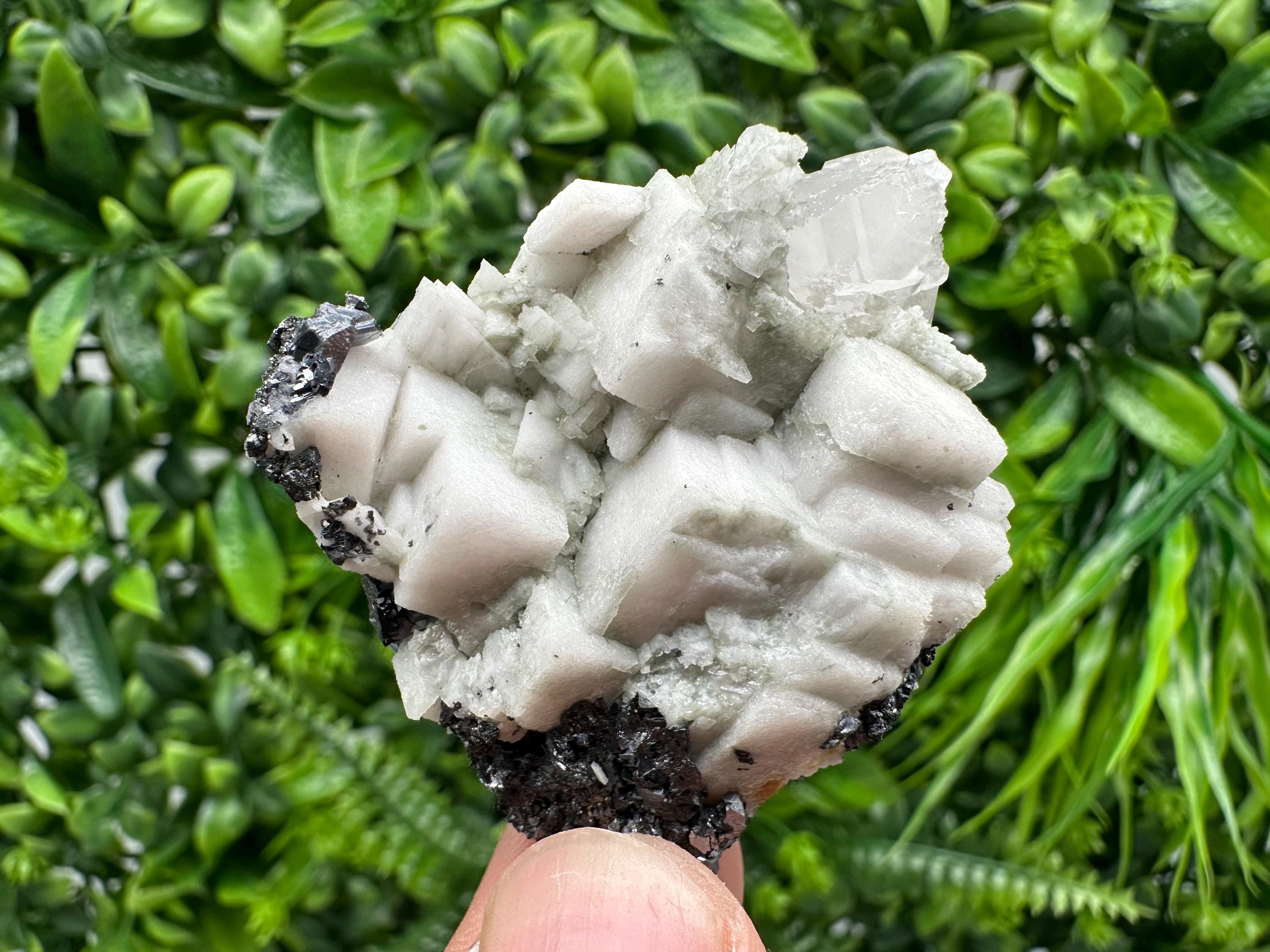 Stunning Shpinel Galena on Sphalerite,Calcite from Borieva mine,Madan,Bulgaria,Natural,collectible mineral specimen,home decor,collectible’s