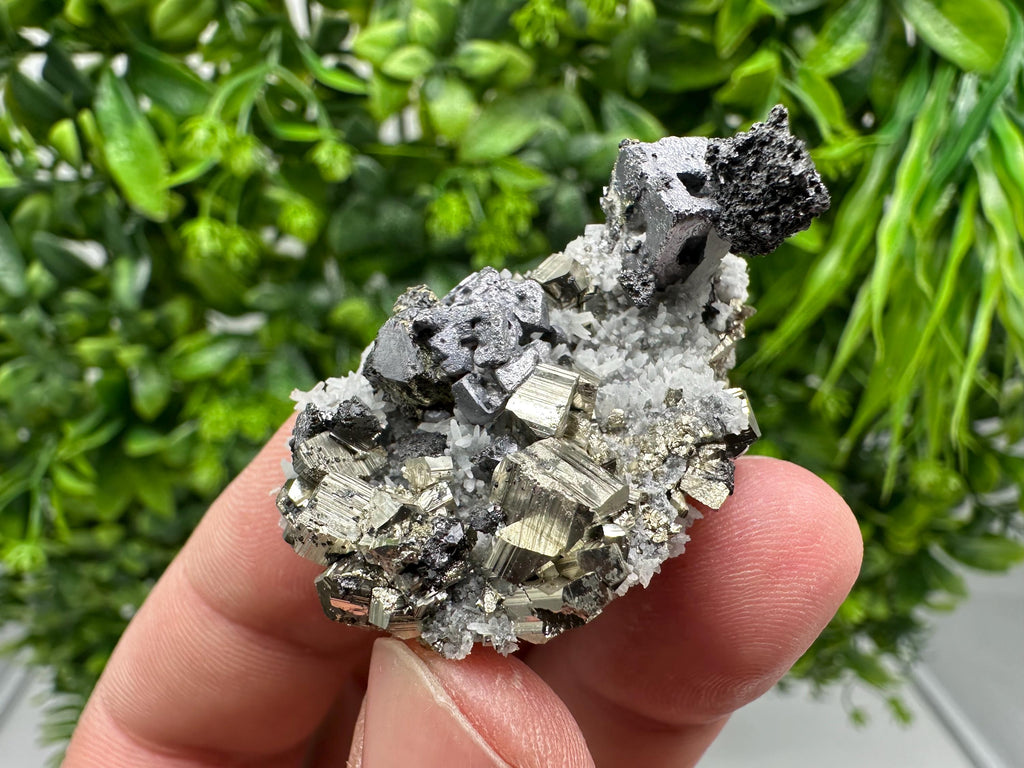Golden Pyrite,Sphalerite,Galena from 9th September mine,Madan,Bulgaria,natural,collectible mineral specimen,home decor crystal,Pyrite clus