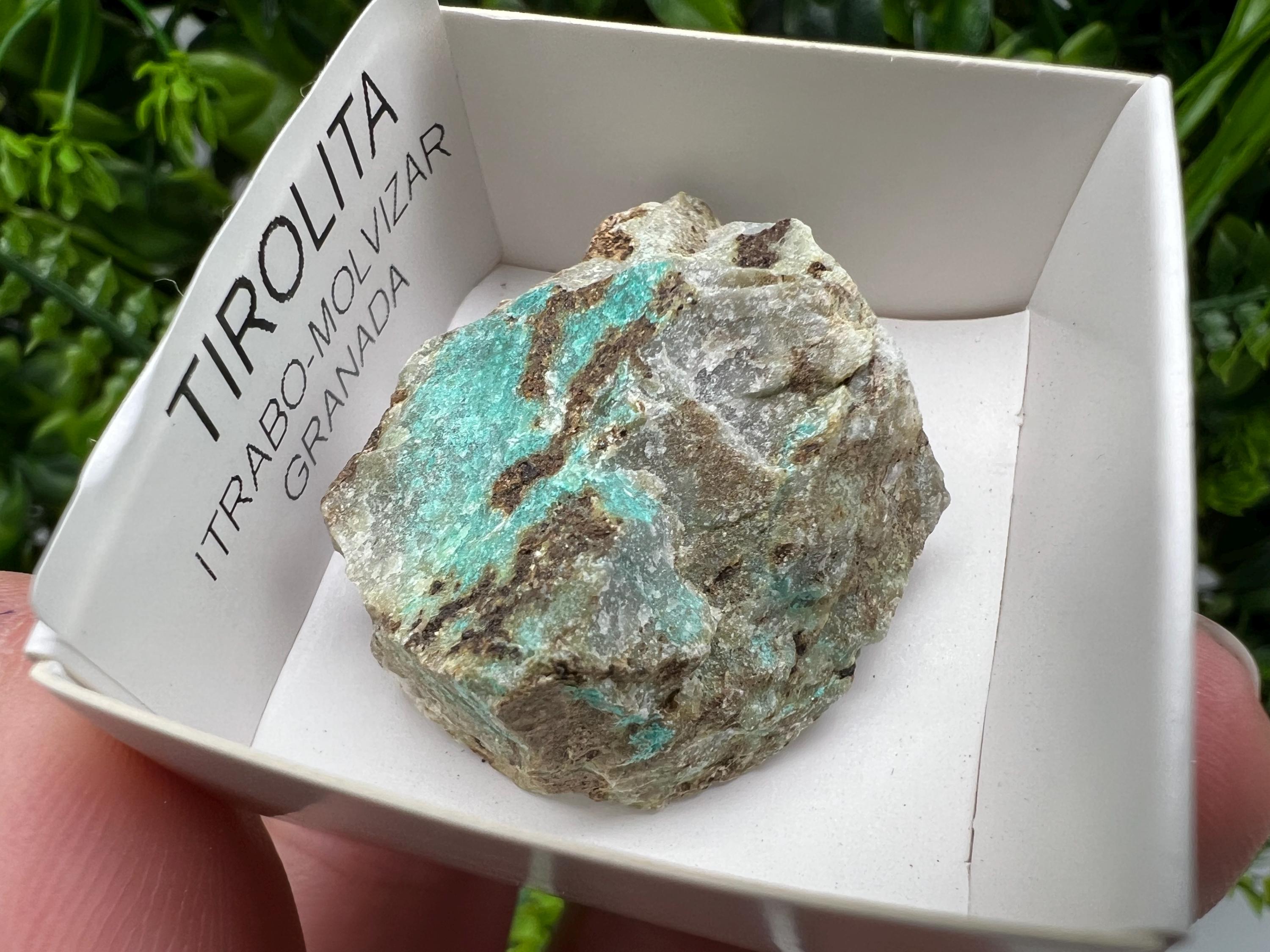 Rare Raw Tirolite Specimen: Granada Spain Mineral Collection