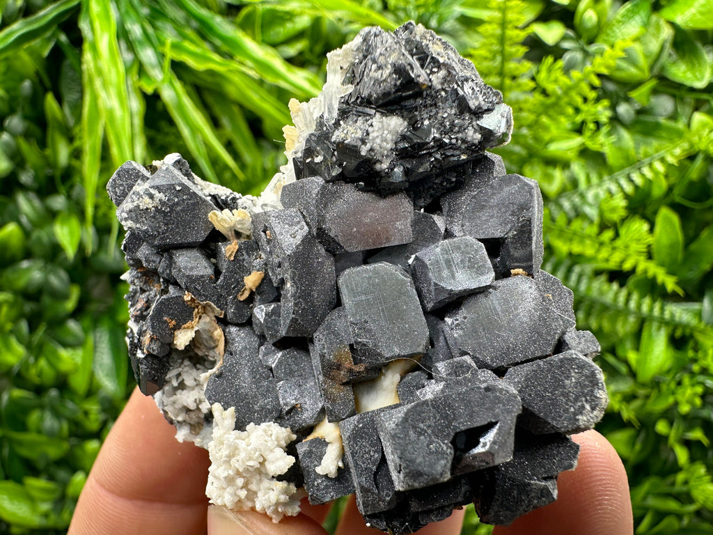 Galena Sphalerite Calcite Cluster: Natural Mineral Home Decor