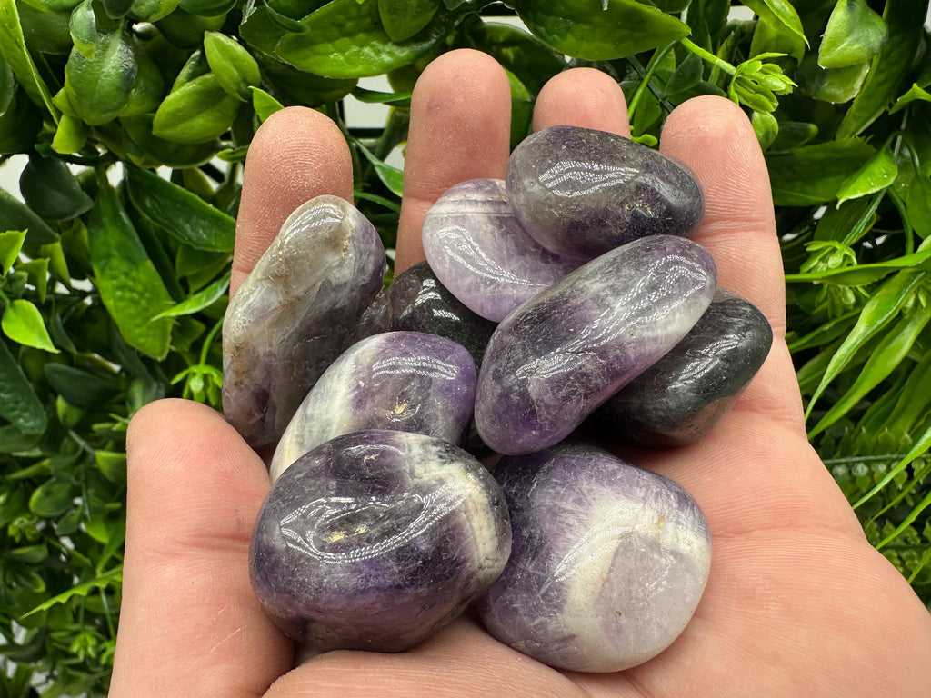 Amethyst Tumbled Stone: Healing Crystal, Zodiac Gemstone