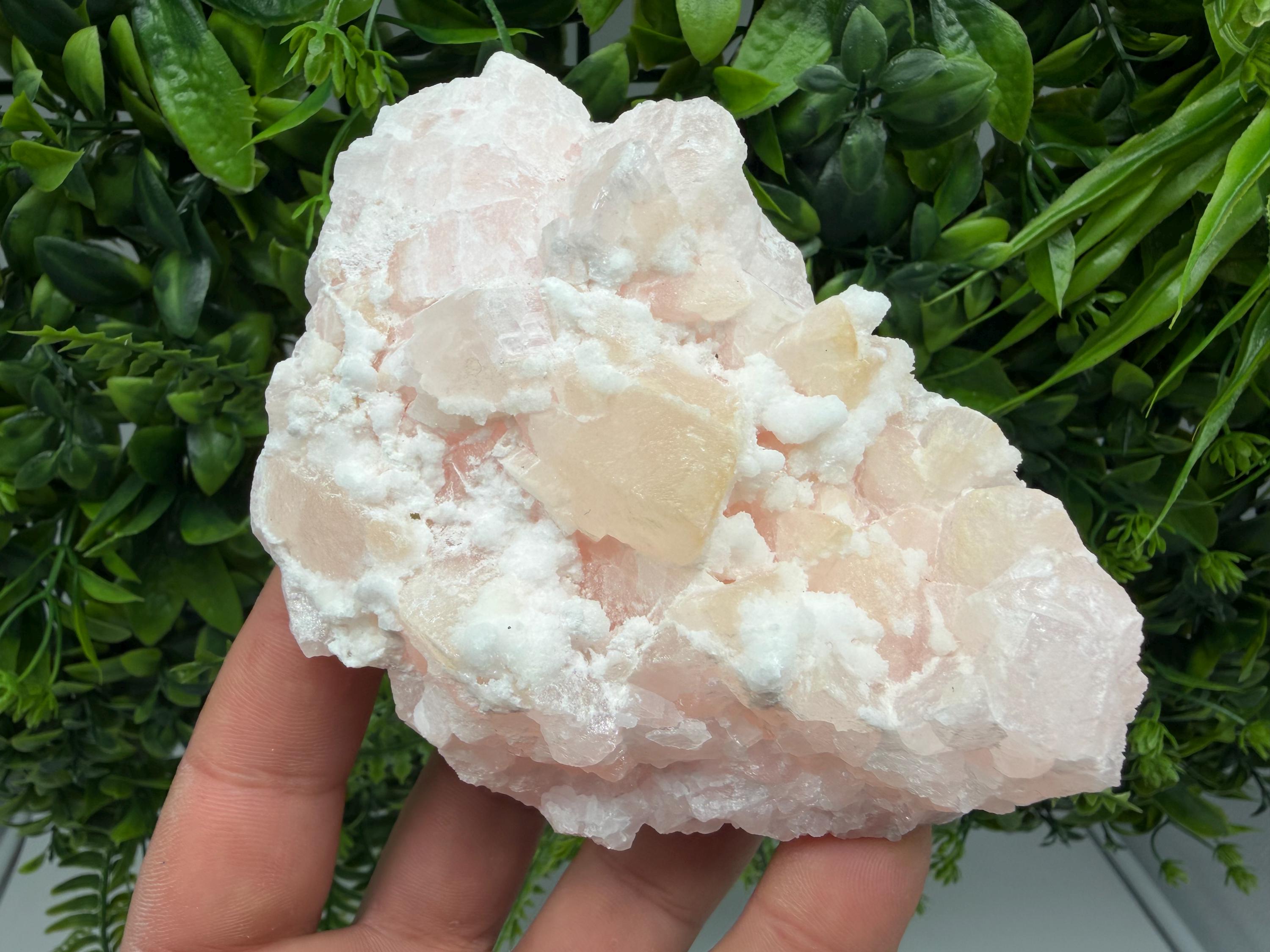 Incredible UV reaction Mangano Calcite, natural minerals souvenir crystal,collection stone Home decor minerals gift Androvo mine Bulgaria