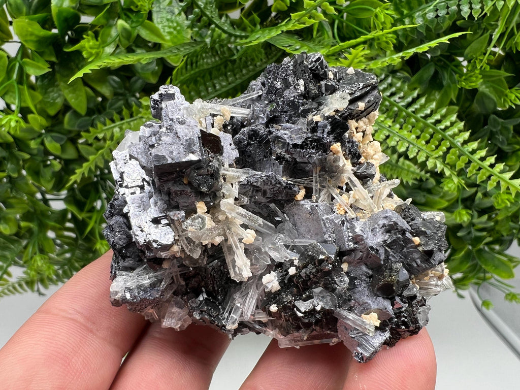 Galena Sphalerite Quartz Mineral Specimen, Krushev dol Mine, Bulgaria