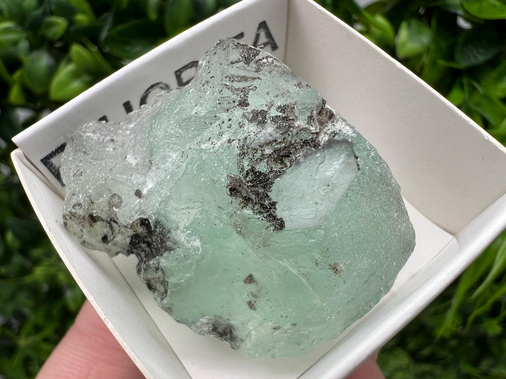 Rare Rainbow Fluorite from Mexico: Raw Crystal Cluster, Meditation Stone