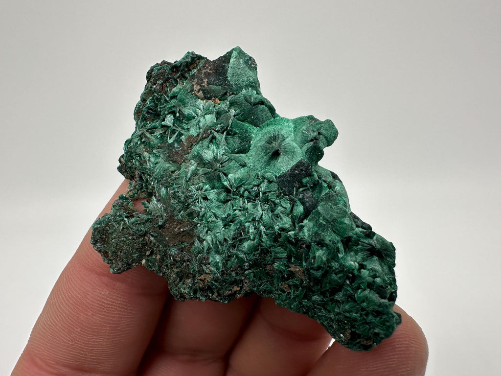 Green Polished Malachite Crystal, Congo Minerals Specimen (6/5cm)