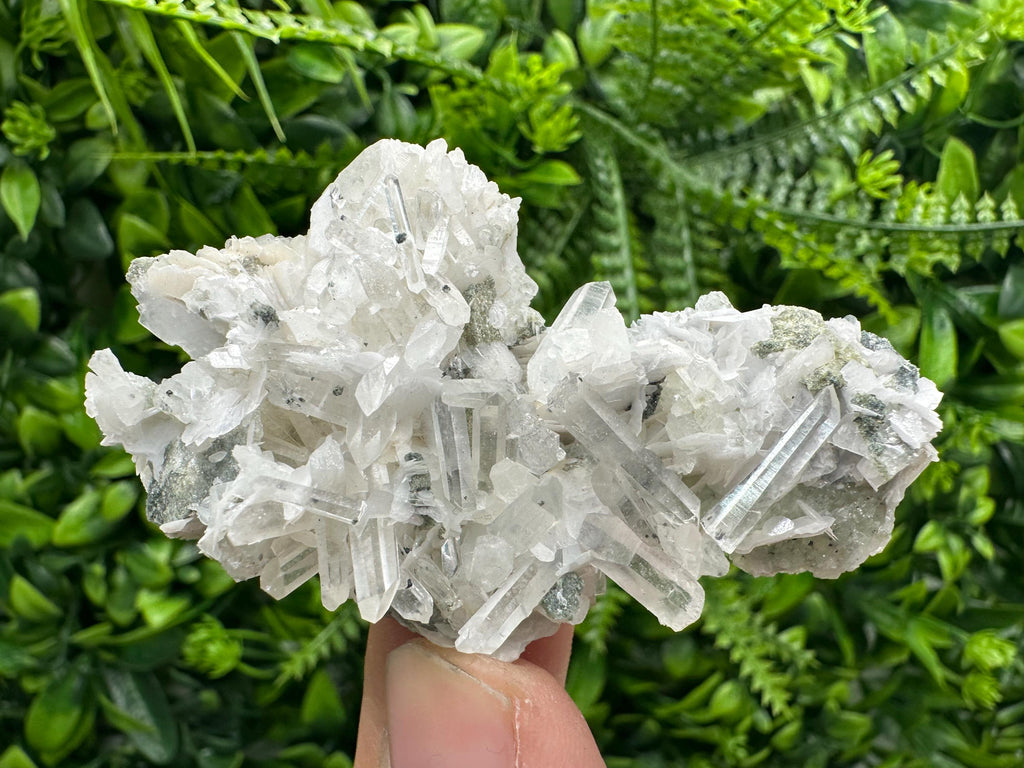 Calcite Quartz with Epidote on Matrix, Borieva Mine Bulgaria
