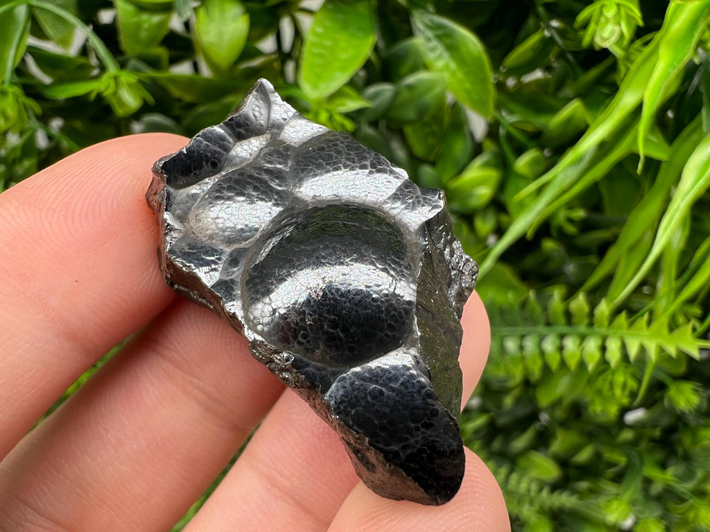 Botryoidal Black Hematite Specimen: Moroccan Crystal, Reiki Chakra Stone