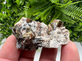 Pyrite with Hematite on Sphalerite, Quartz, Bulgaria Mineral Specimen